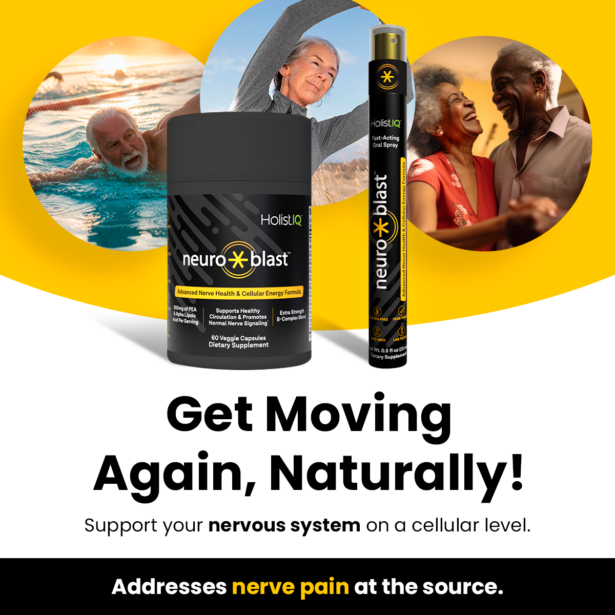 Neuro-Blast Advanced Nerve Health & Cellular Energy Formula - Spray Only